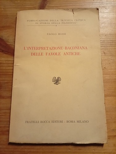 Interpretazione baconiana - l'interpretazione,