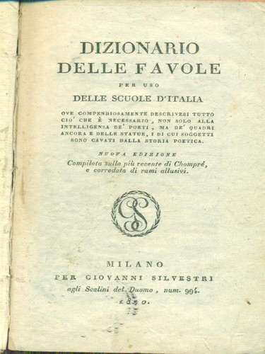 Dizionario delle favole - favole, aa.vv