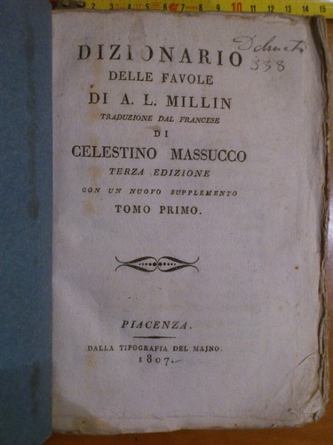Dizionario delle favole - , di
