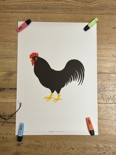 Enzo mari stampa - enzo, illustrata