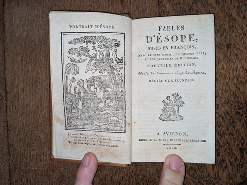 Libro antico favole - libro, antico-favole