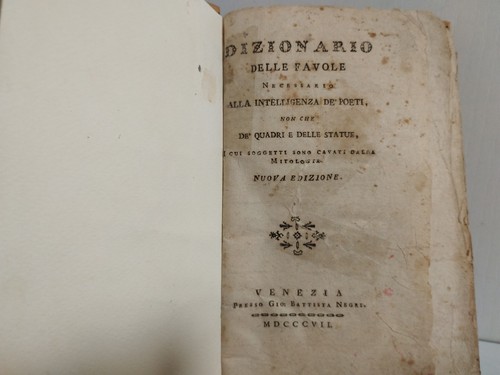 1807 dizionario delle favole - 1807/dizionario,