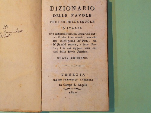 Dizionario delle favole - dizionario,