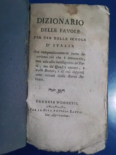 1807 dizionario delle favole - 1807, _